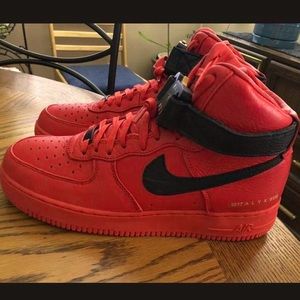 NIKE 1017 ALYX 9SM Air Force 1 Hi University Red CQ4018-601 US Men’s 11 NEW